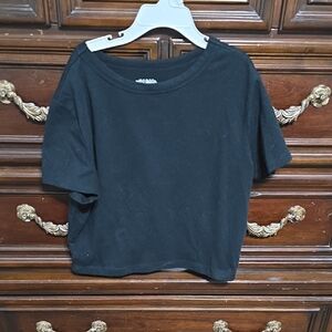 Wild Fable Black Crop Top